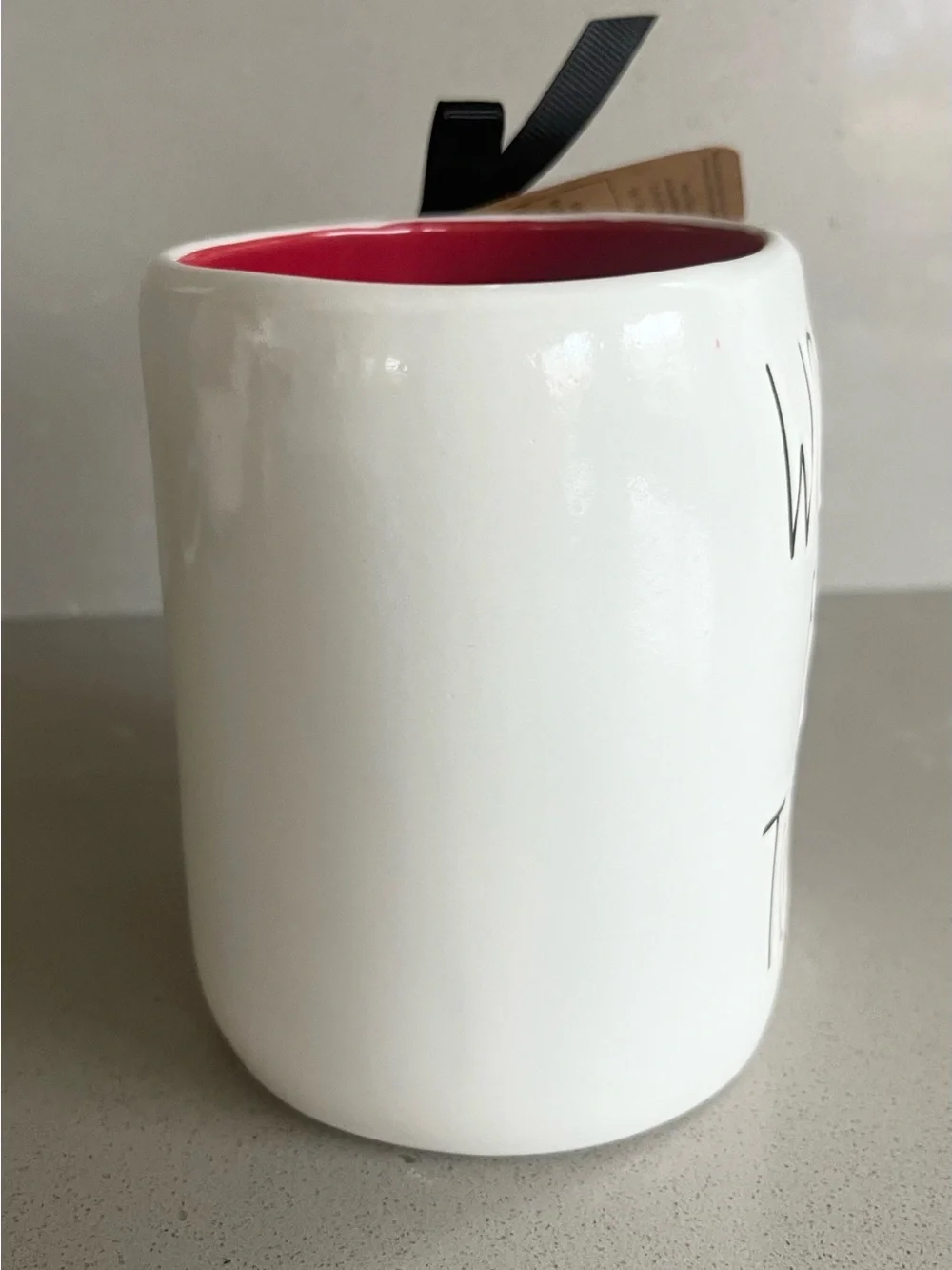 Rae Dunn World’s Best Teacher Apple Key Chain Coffee Mug NEW